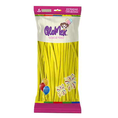 Yellow 260G Latex Balloons