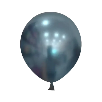 Chrome Light Blue 18″ Latex Balloons