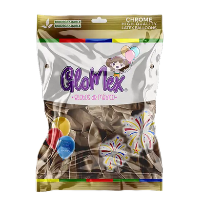 Chrome Champagne 18″ Latex Balloons