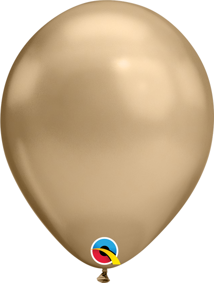 Chrome Gold 11″ Latex Balloons (100 count)