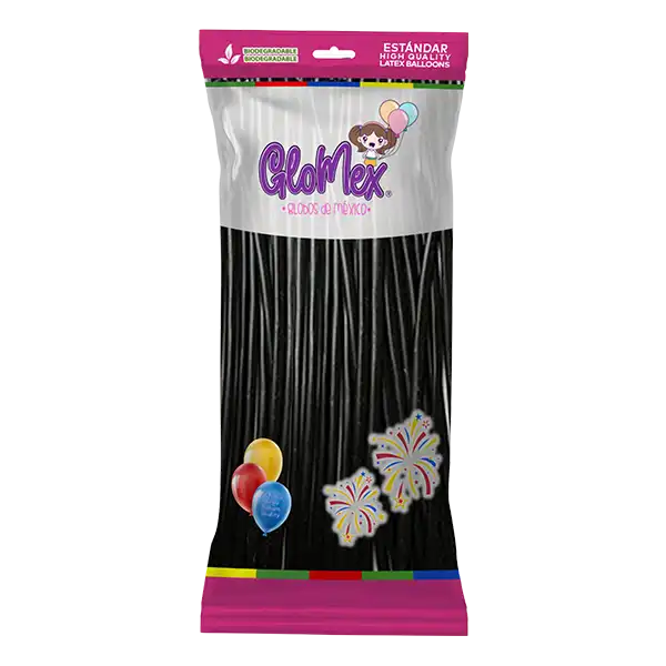 Black 260G Latex Balloons