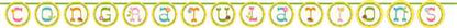 Congratulations Happi Tree Circle Banner
