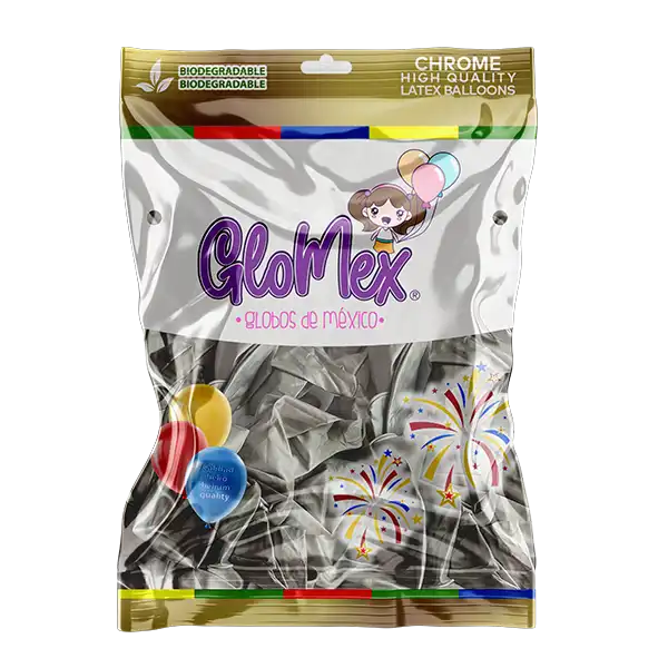 Chrome Silver 18″ Latex Balloons