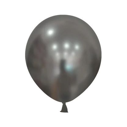 Chrome Silver 5″ Latex Balloons