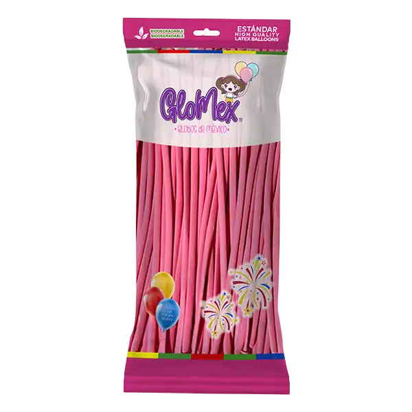 Pink 260G Latex Balloons