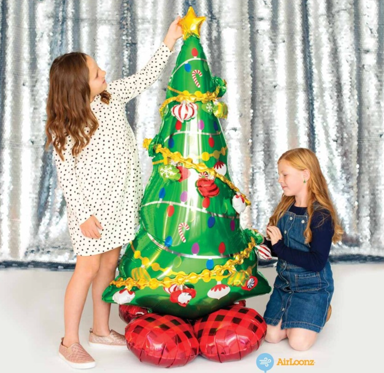Christmas Tree Greeter AirLoonz Balloon