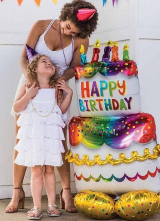 Birthday Cake Airloonz 60″ Balloon