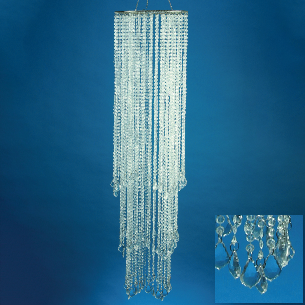 Acrylic Chandelier 42″ by Natural Star from Instaballoons