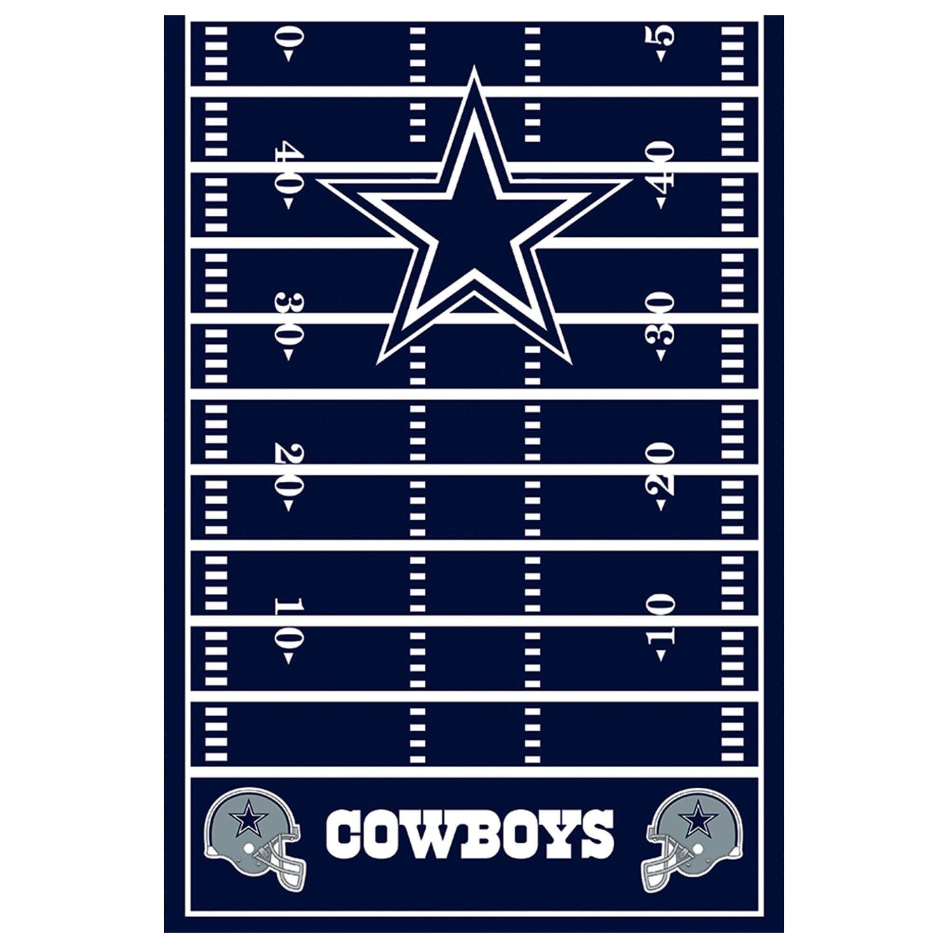 Amscan Dallas Cowboys Football Tablecover