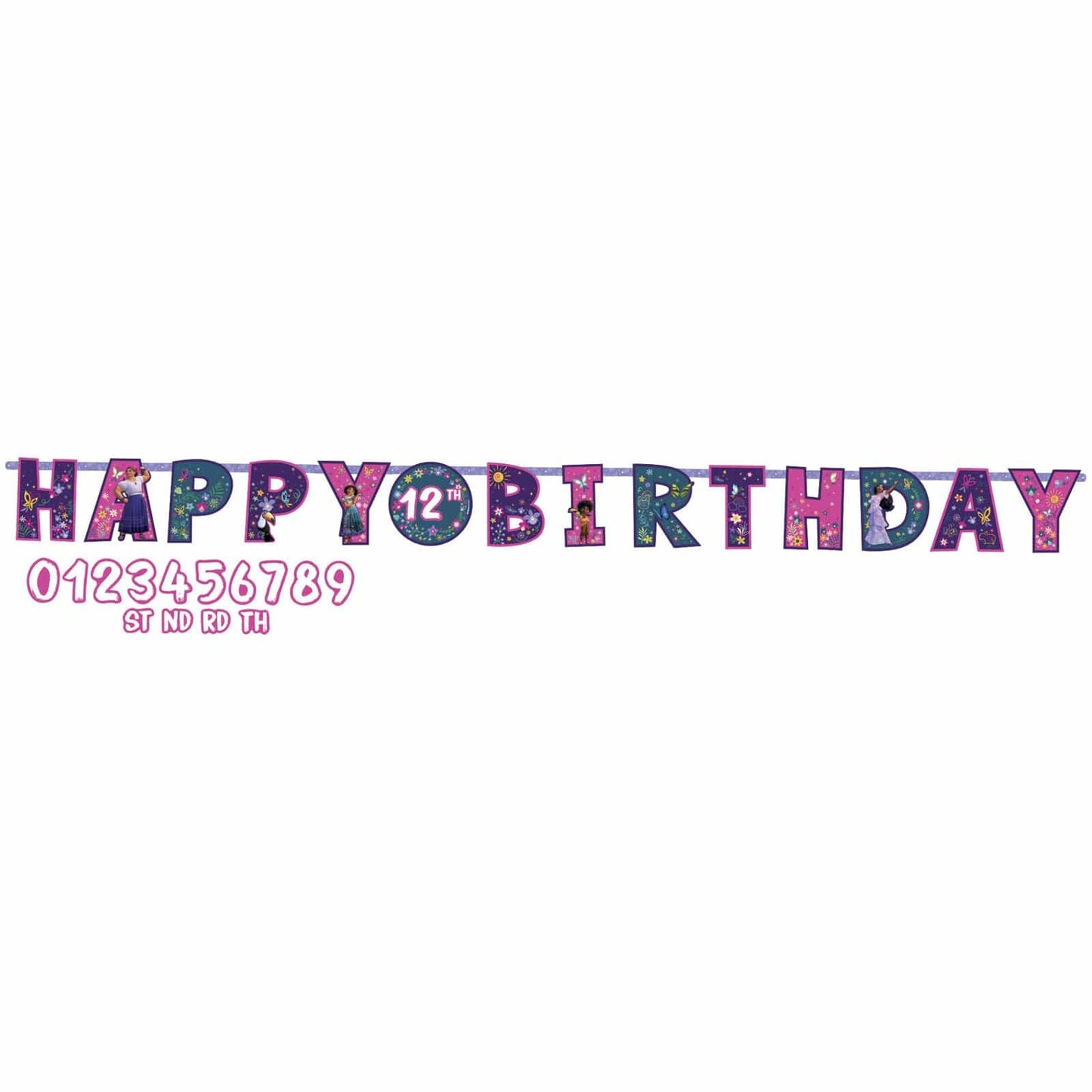Amscan Encanto Happy Birthday Add An Age Banner