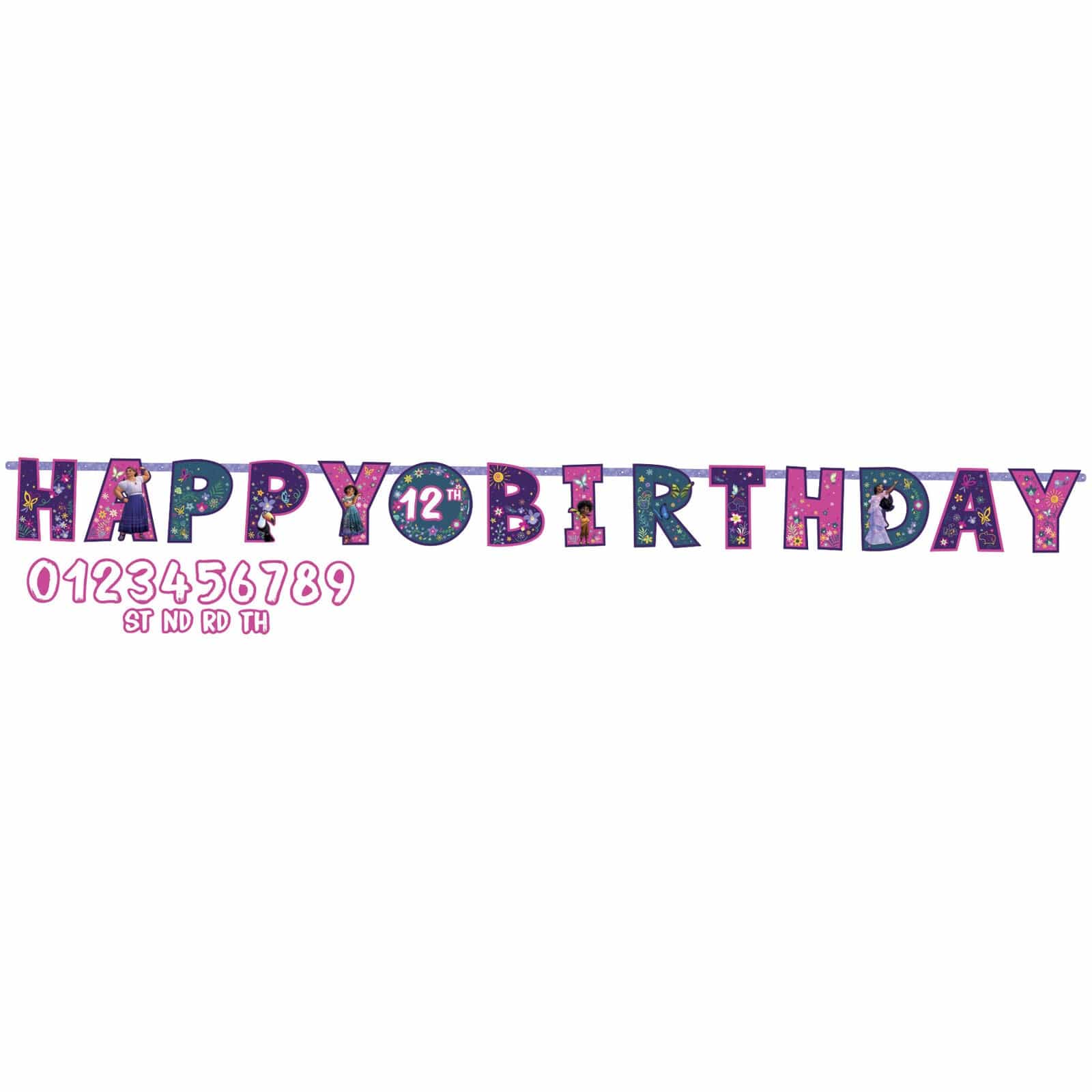 Amscan Encanto Happy Birthday Add An Age Banner