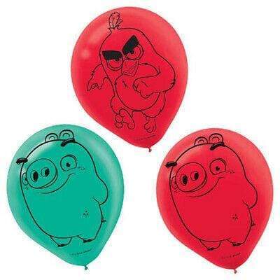 Amscan Latex Angry Birds 12″ Latex Balloons (6 Count)