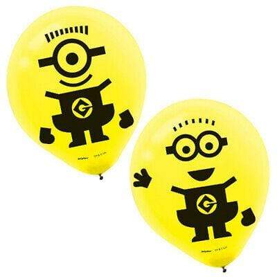 Amscan Latex Despicable Me 12" Latex Balloons (6 Count)