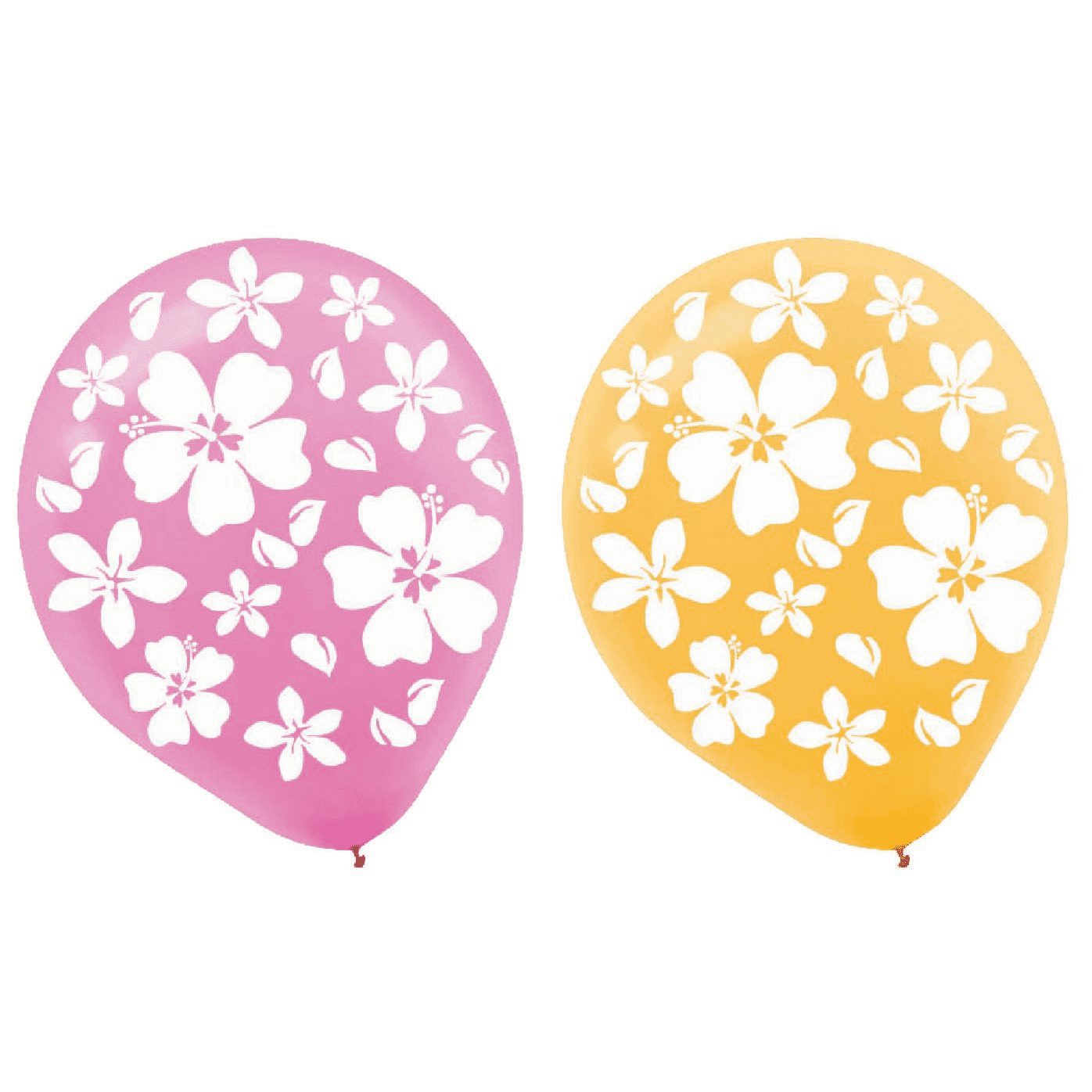 Amscan Latex Hibiscus Printed 12″ Latex Balloons (15)