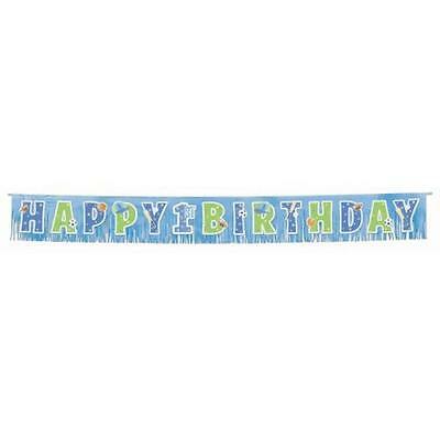 Amscan Party Supplies 1st Birthday All Star Glitter Fringe Jointed Banner