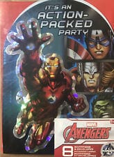 Amscan Party Supplies Avengers Deluxe Invitations (8 count)