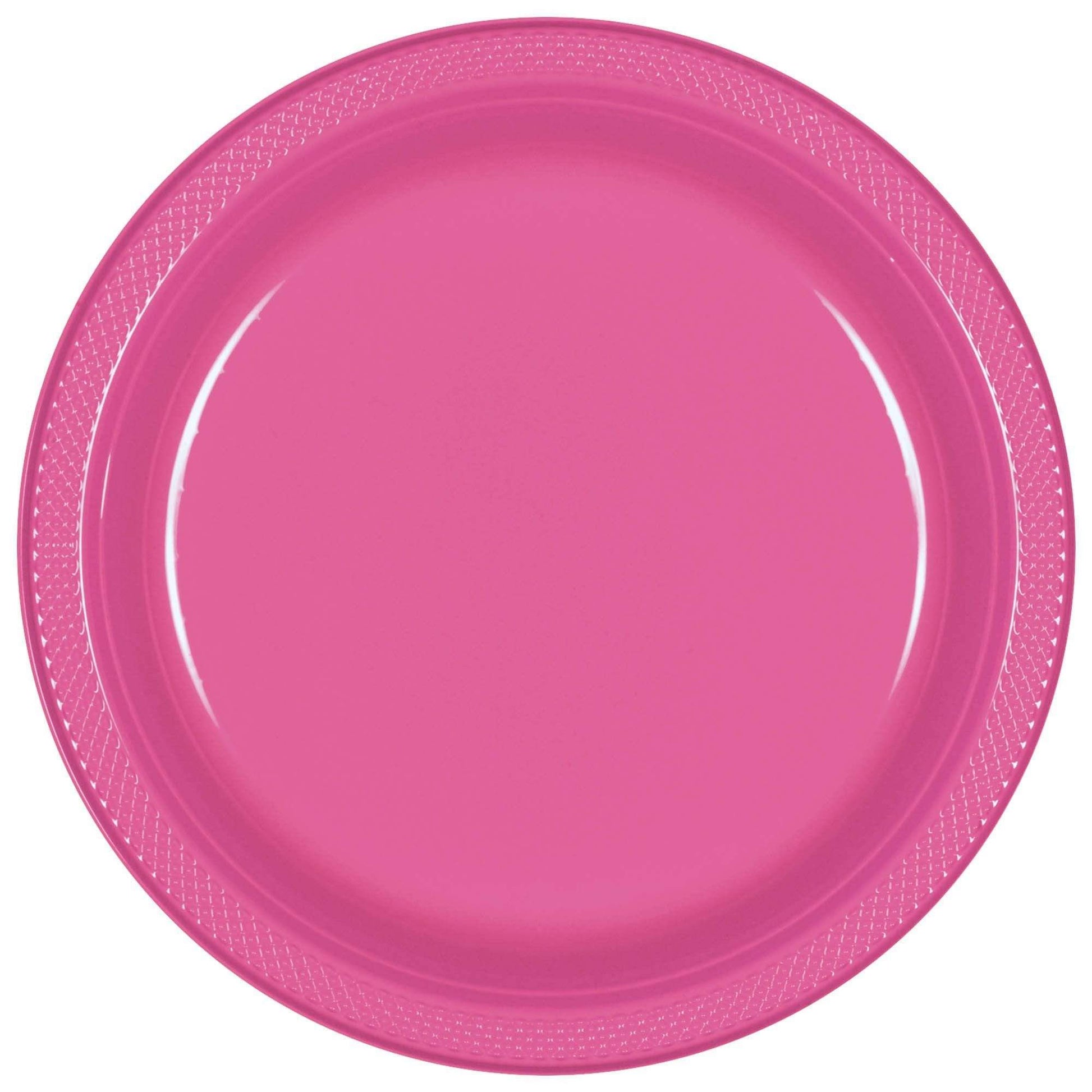 Amscan Party Supplies Bright Pink 9in Plates 20ct 9″ (20 count)