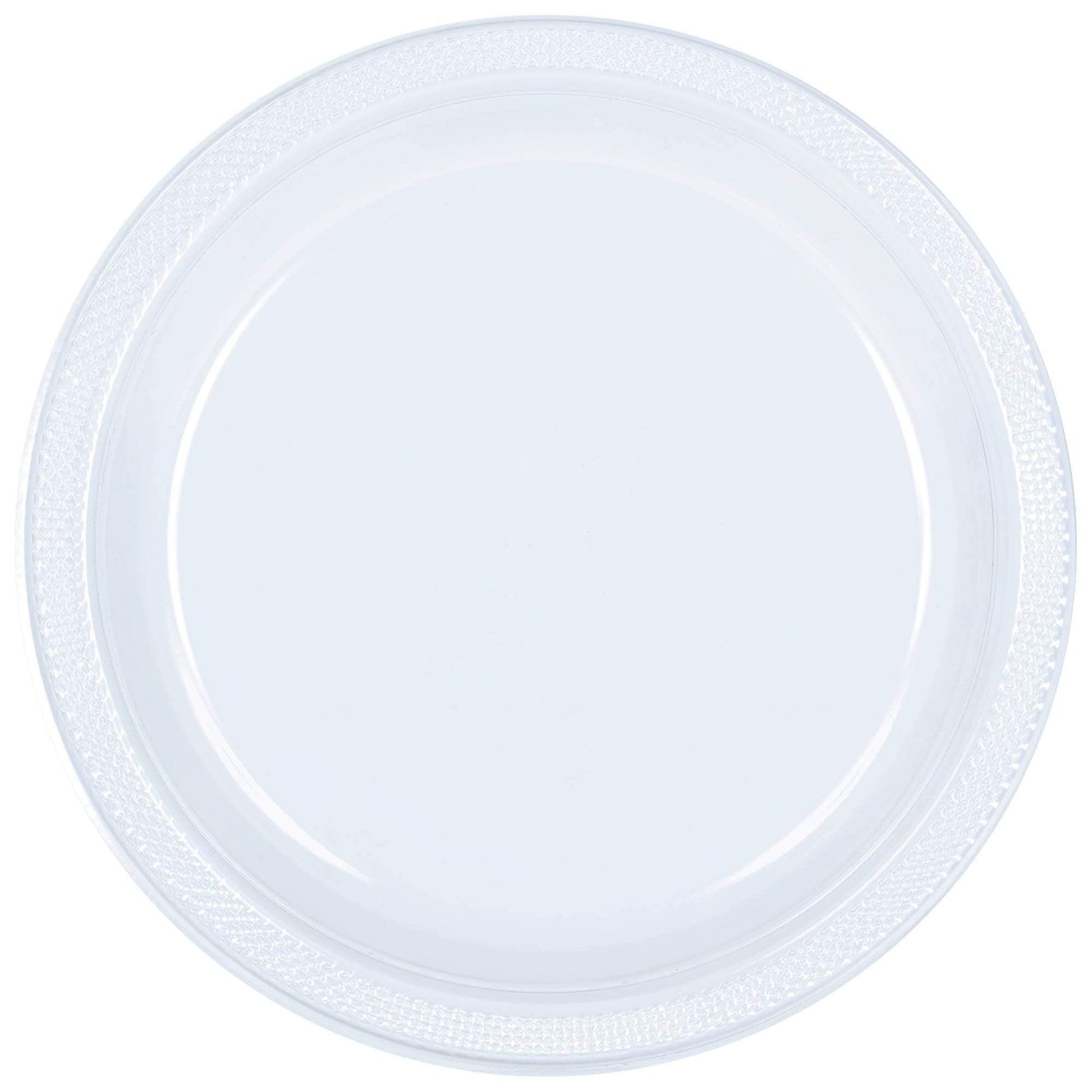 Amscan Party Supplies Clear 9in Plates 20ct 9″ (20 count)