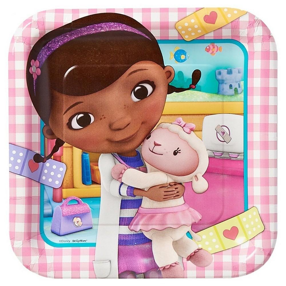 Amscan Party Supplies Doc McStuffins 9in Plates 9″