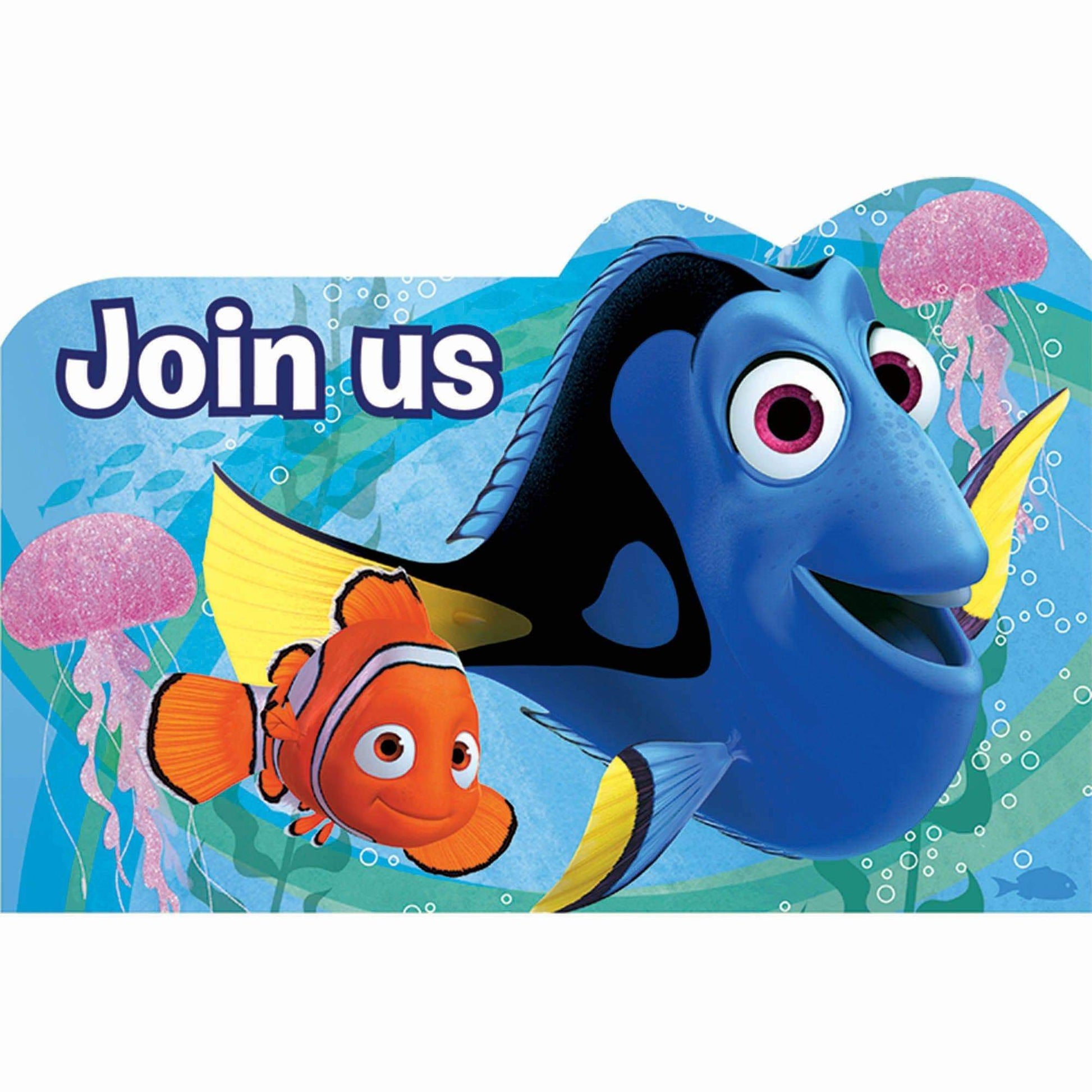 Amscan Party Supplies Finding Dory Invitations (8 count)
