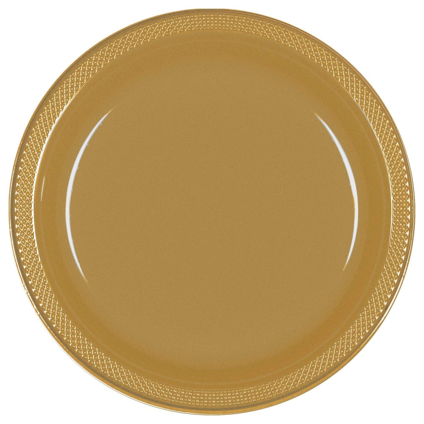 Amscan Party Supplies Gold 10.25in Plates 20ct 25″ (20 count)