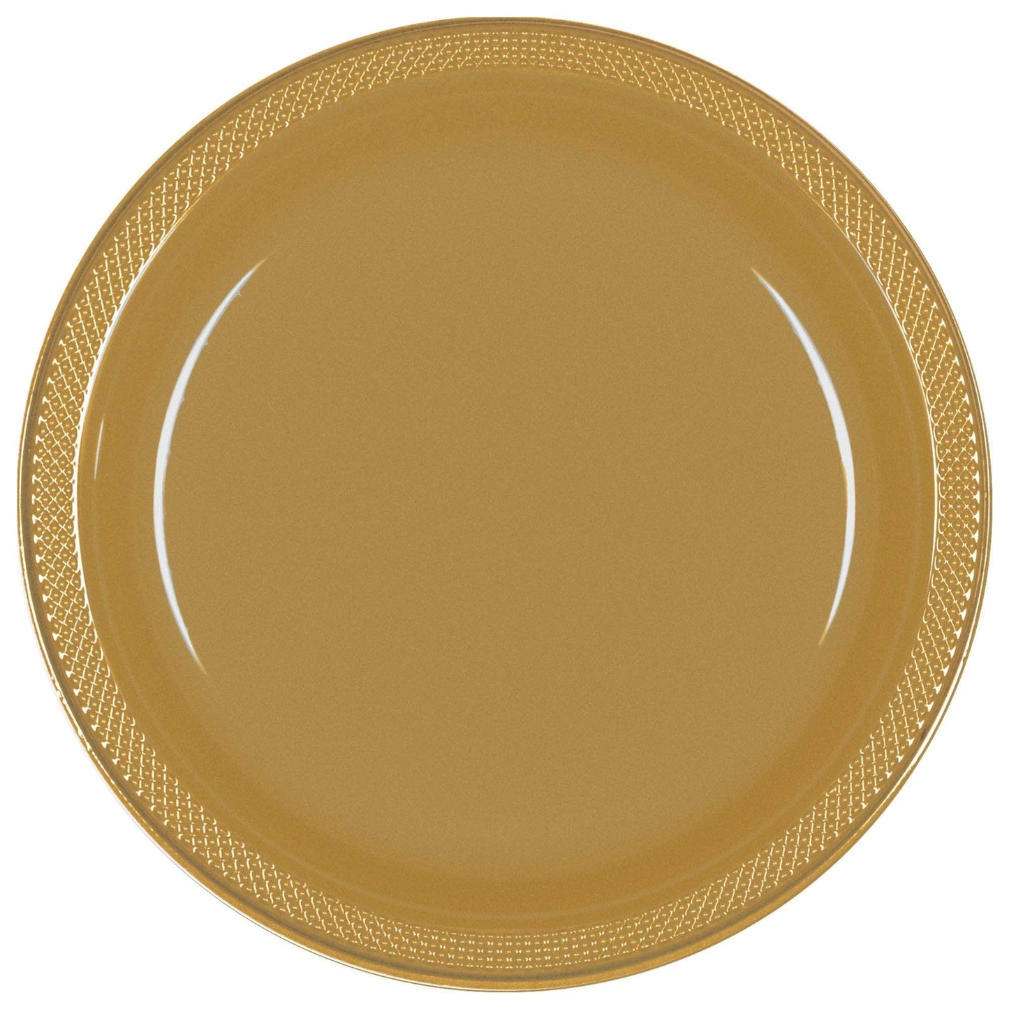 Amscan Party Supplies Gold 9in Plates 20ct 9″ (20 count)