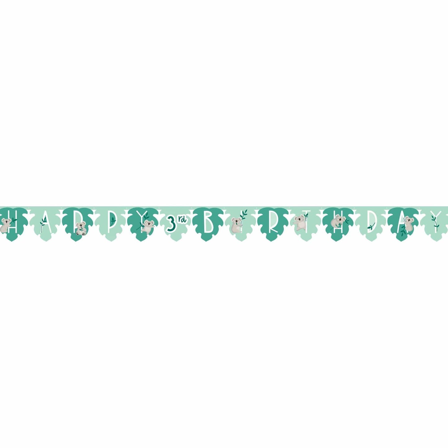 Amscan Party Supplies Koala Jumbo Add An Age Letter Banner