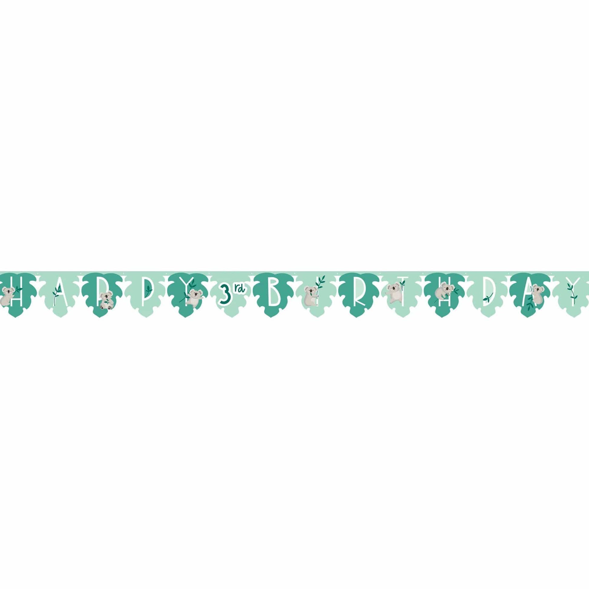 Amscan Party Supplies Koala Jumbo Add An Age Letter Banner