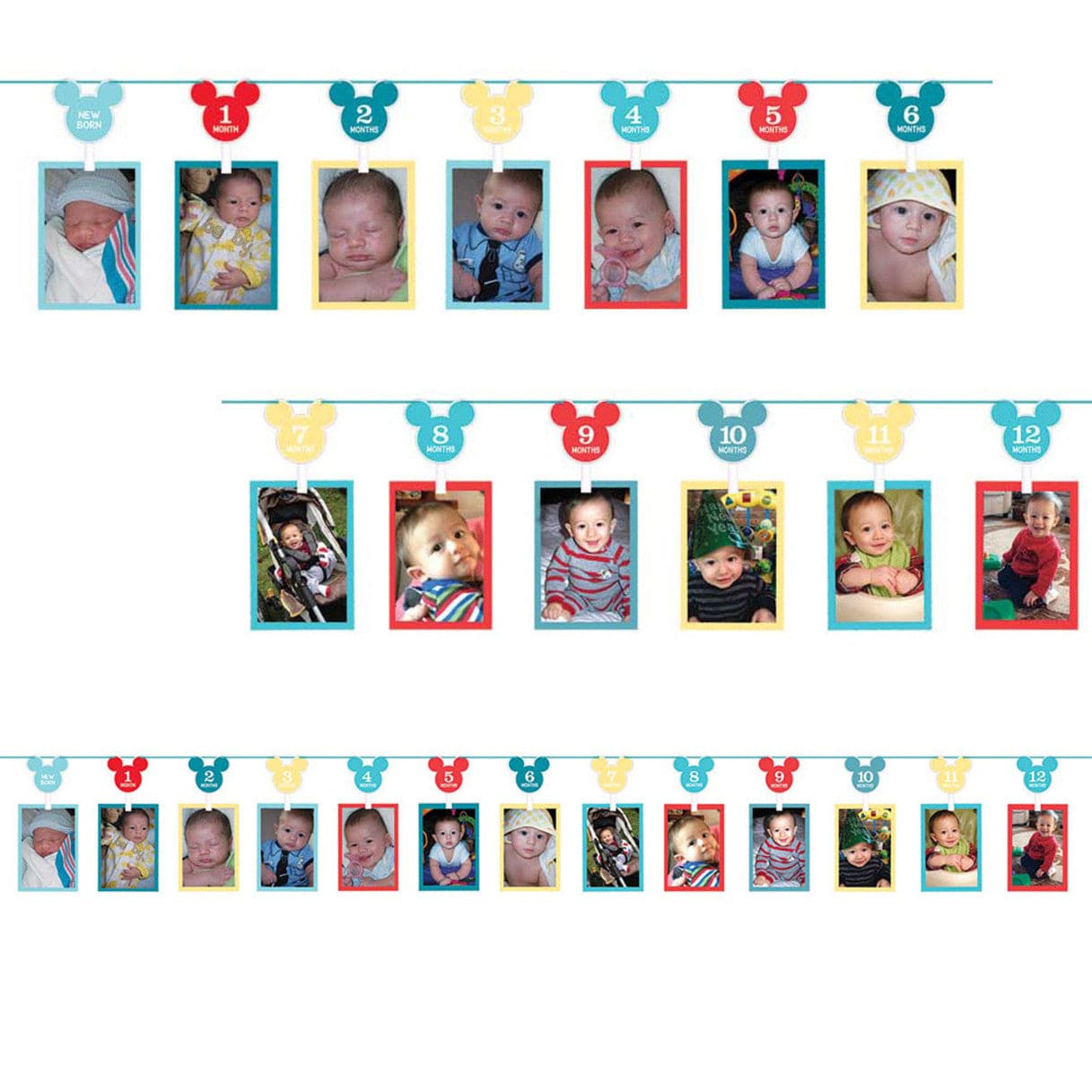 Amscan Party Supplies Mickey Fun One Photo Garland