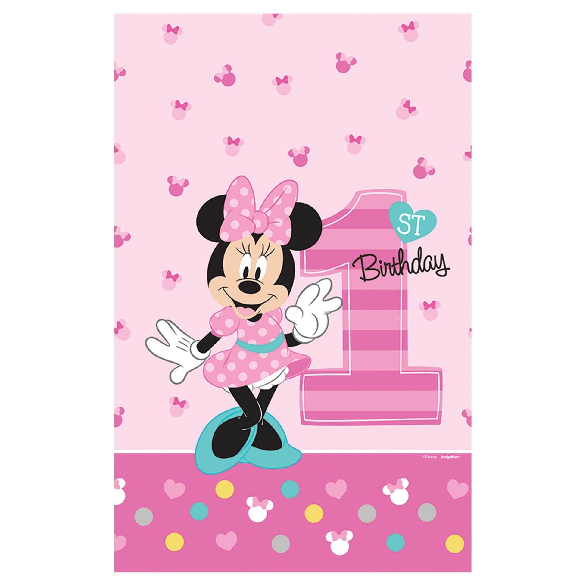 Amscan Party Supplies Minnie Fun One Table Cover