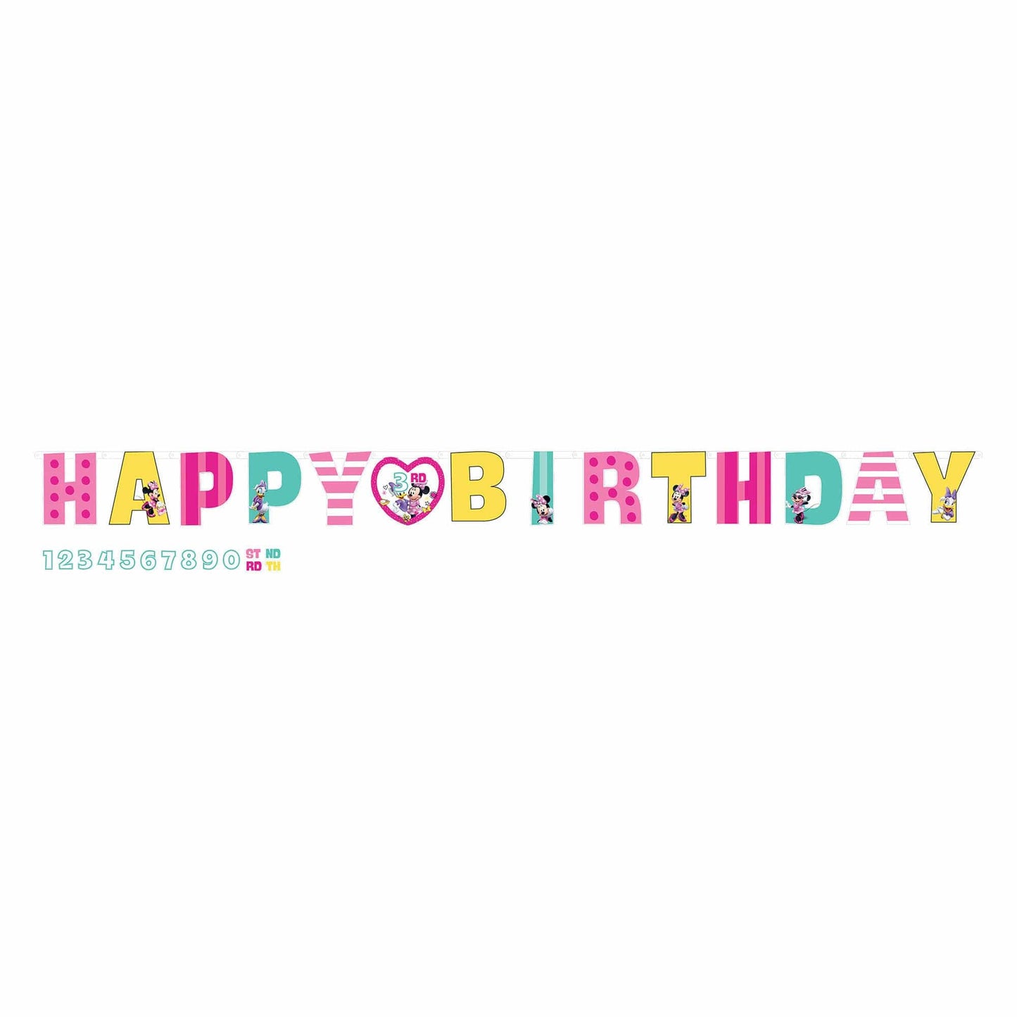 Amscan Party Supplies Minnie Mouse Happy Helpers Add-An-Age Banner