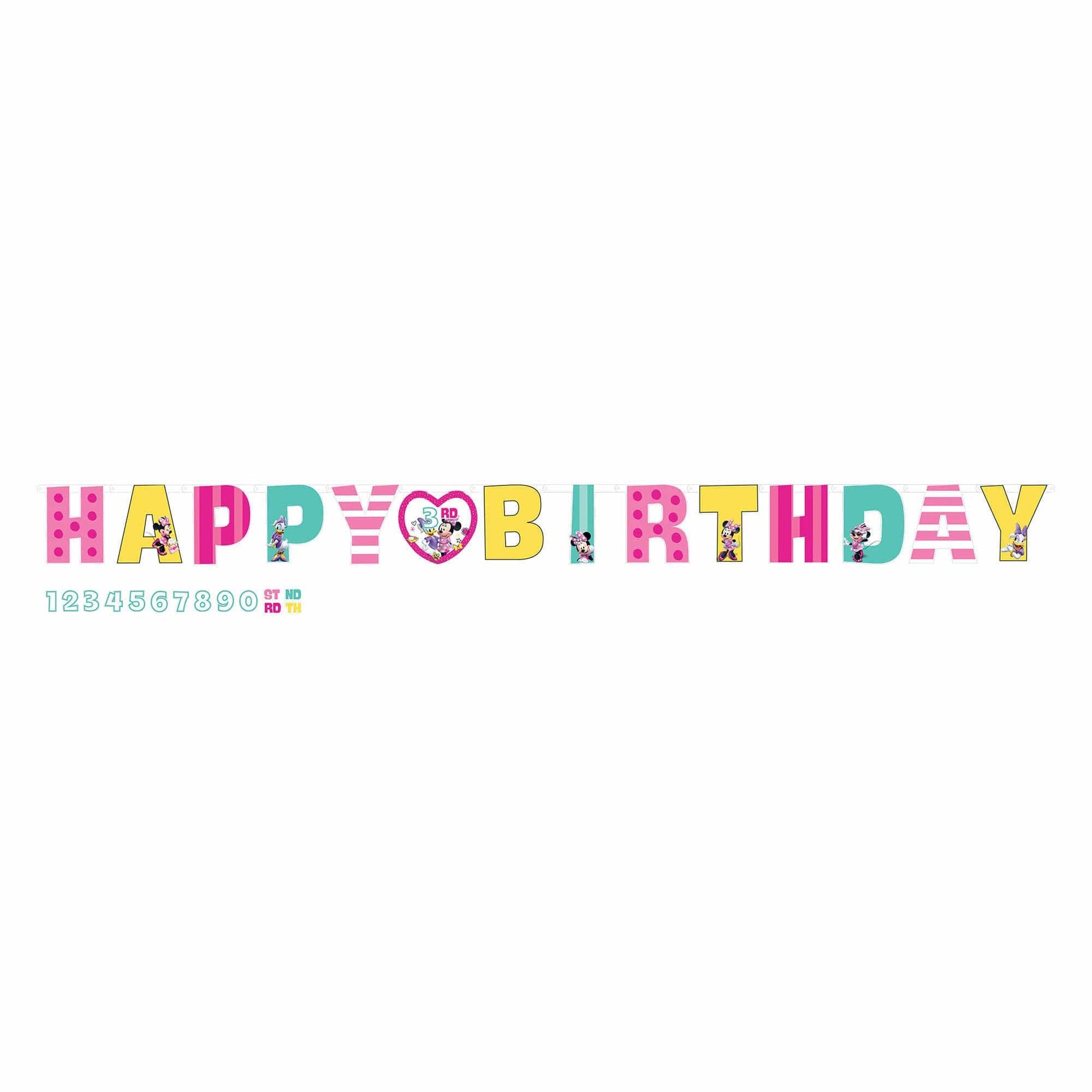 Amscan Party Supplies Minnie Mouse Happy Helpers Add-An-Age Banner