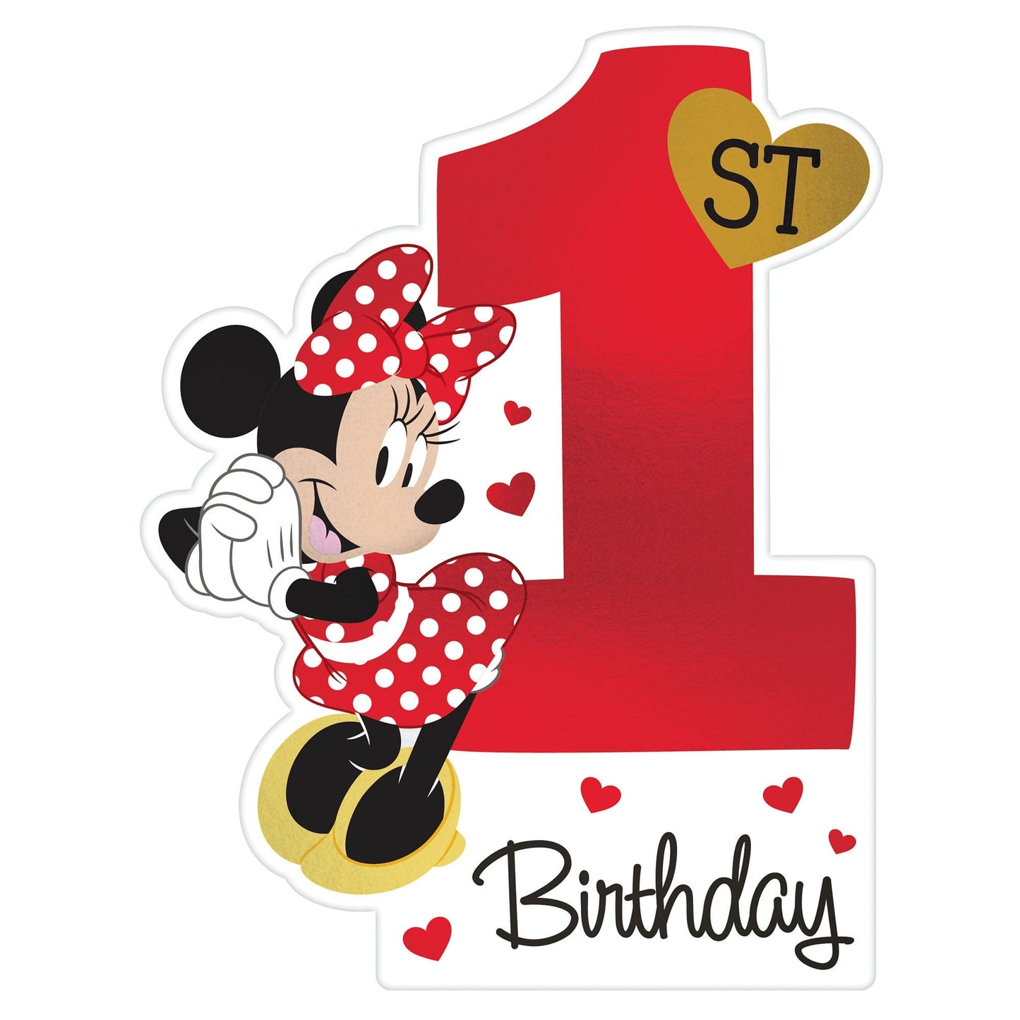 Amscan Party Supplies Minnie's Fun To Be One Deluxe Invite (8 count)
