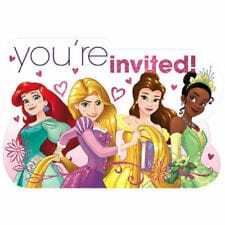Amscan Party Supplies Princess Dream Invitations (8 count)