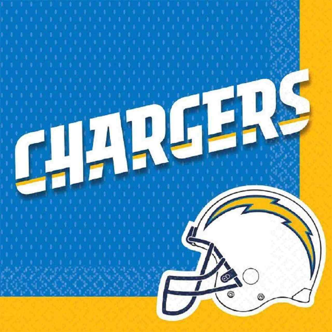 Amscan Party Supplies SD Chargers Lunch Napkins (16 count)