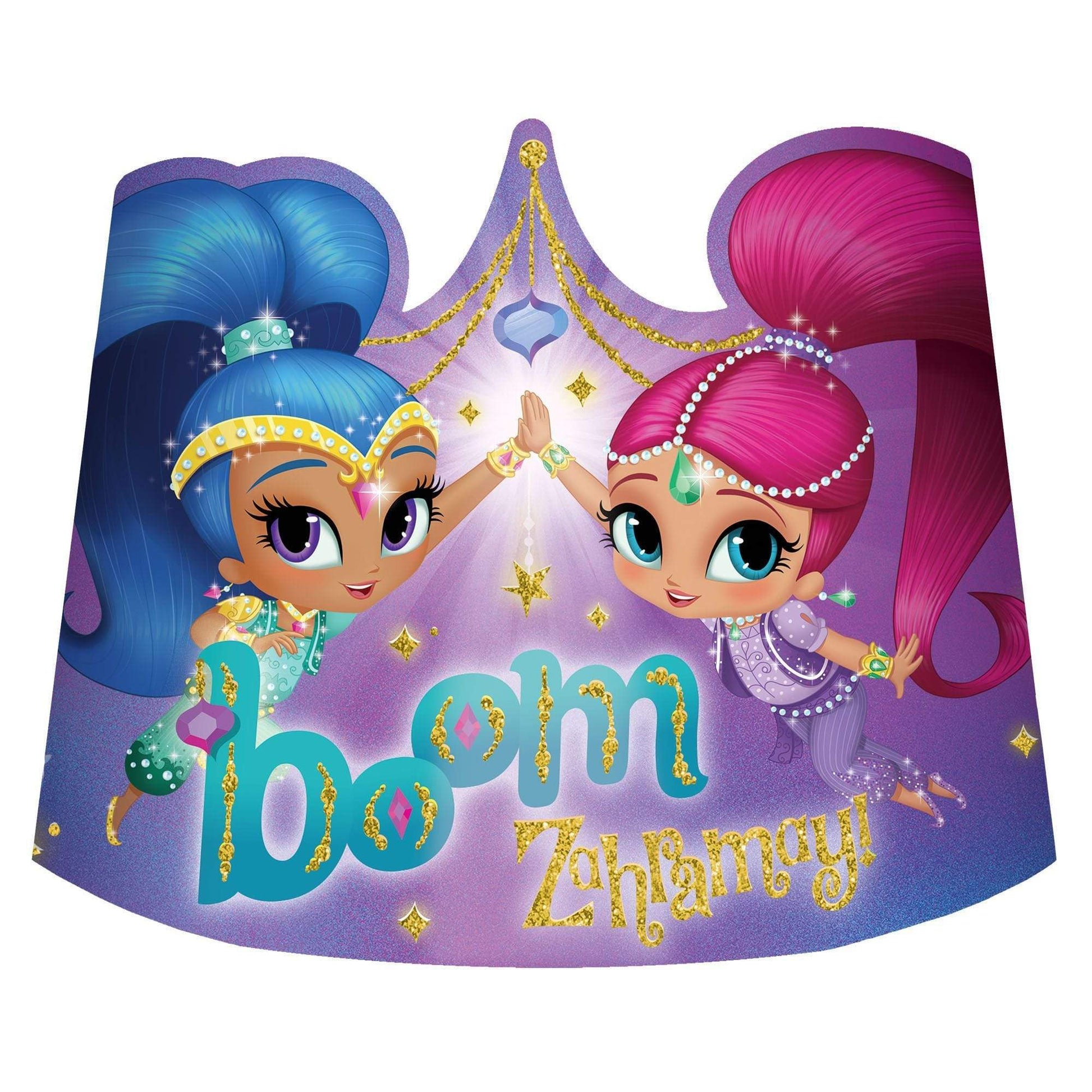 Amscan Party Supplies Shimmer & Shine Paper Tiara (8 count)