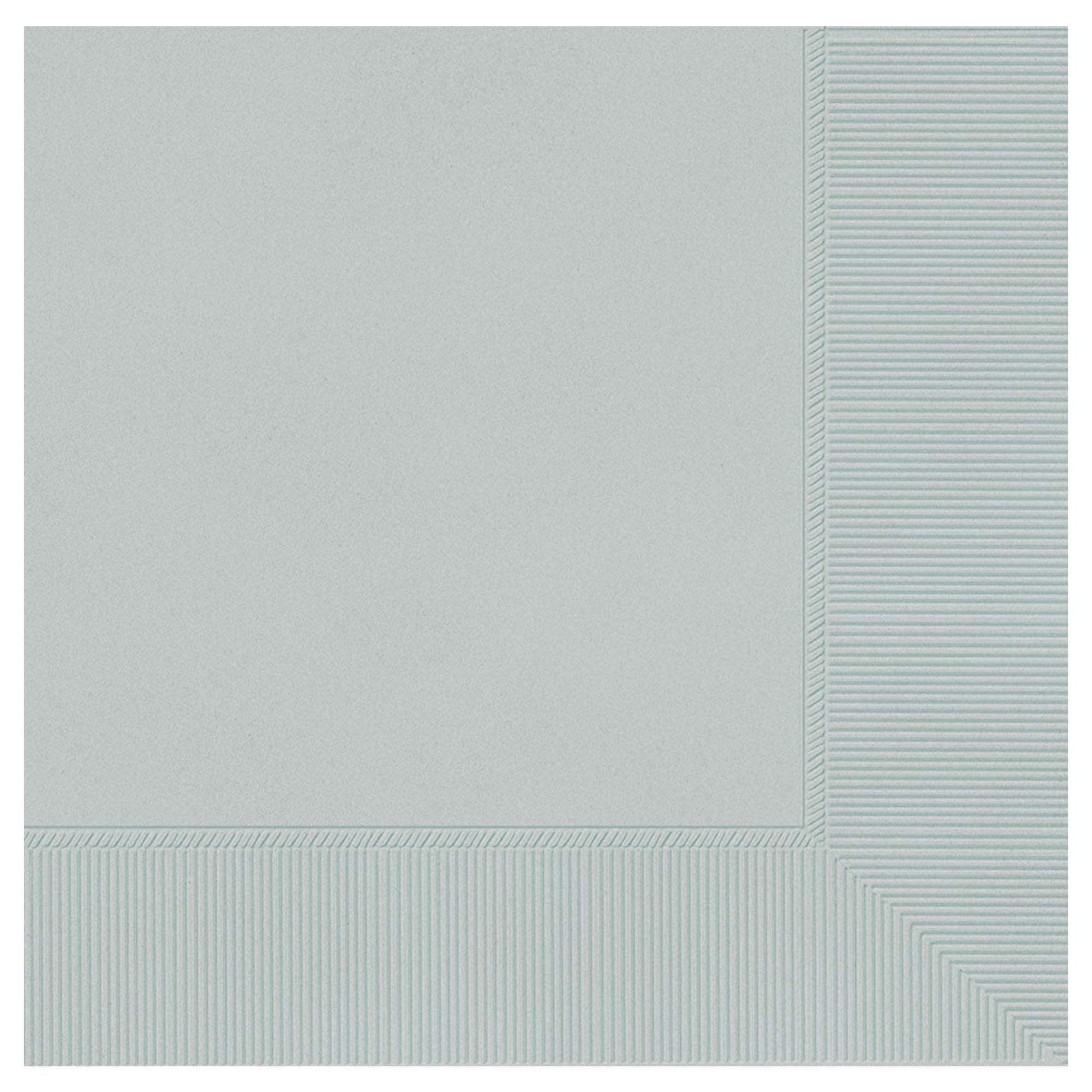Amscan Party Supplies Silver Lunch Napkins 2 Ply 50ct (50 count)