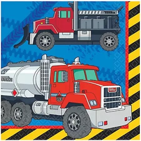 Amscan Party Supplies Tonka Lunch Napkins (16 count)