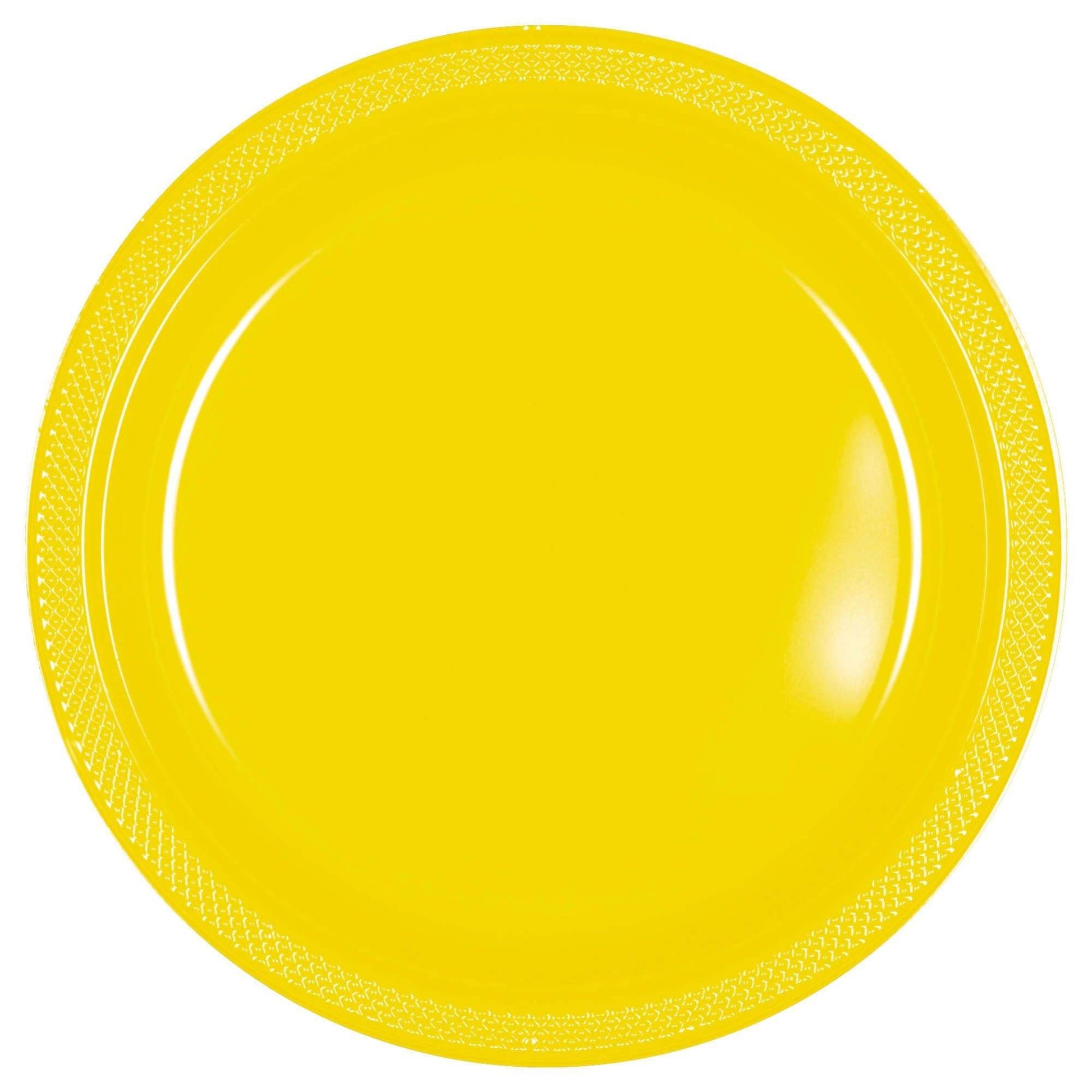 Amscan Party Supplies Yellow Sunshine 9in Plates 20ct 9″ (20 count)