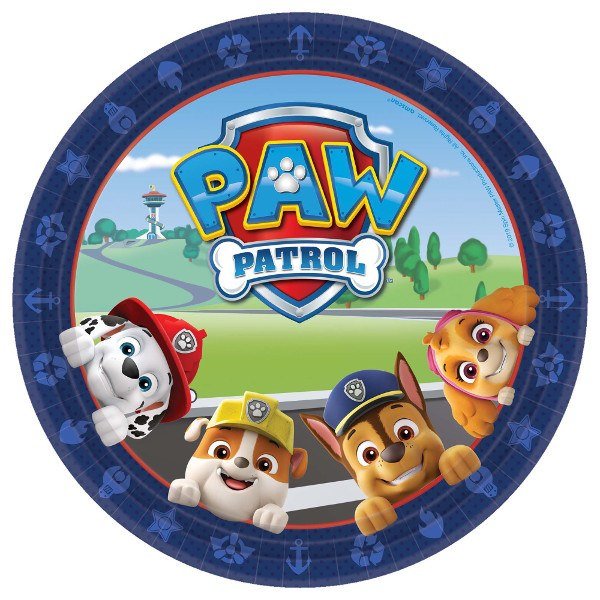 9" Paper Plates - Paw Patrol (8ct) - Amscan
