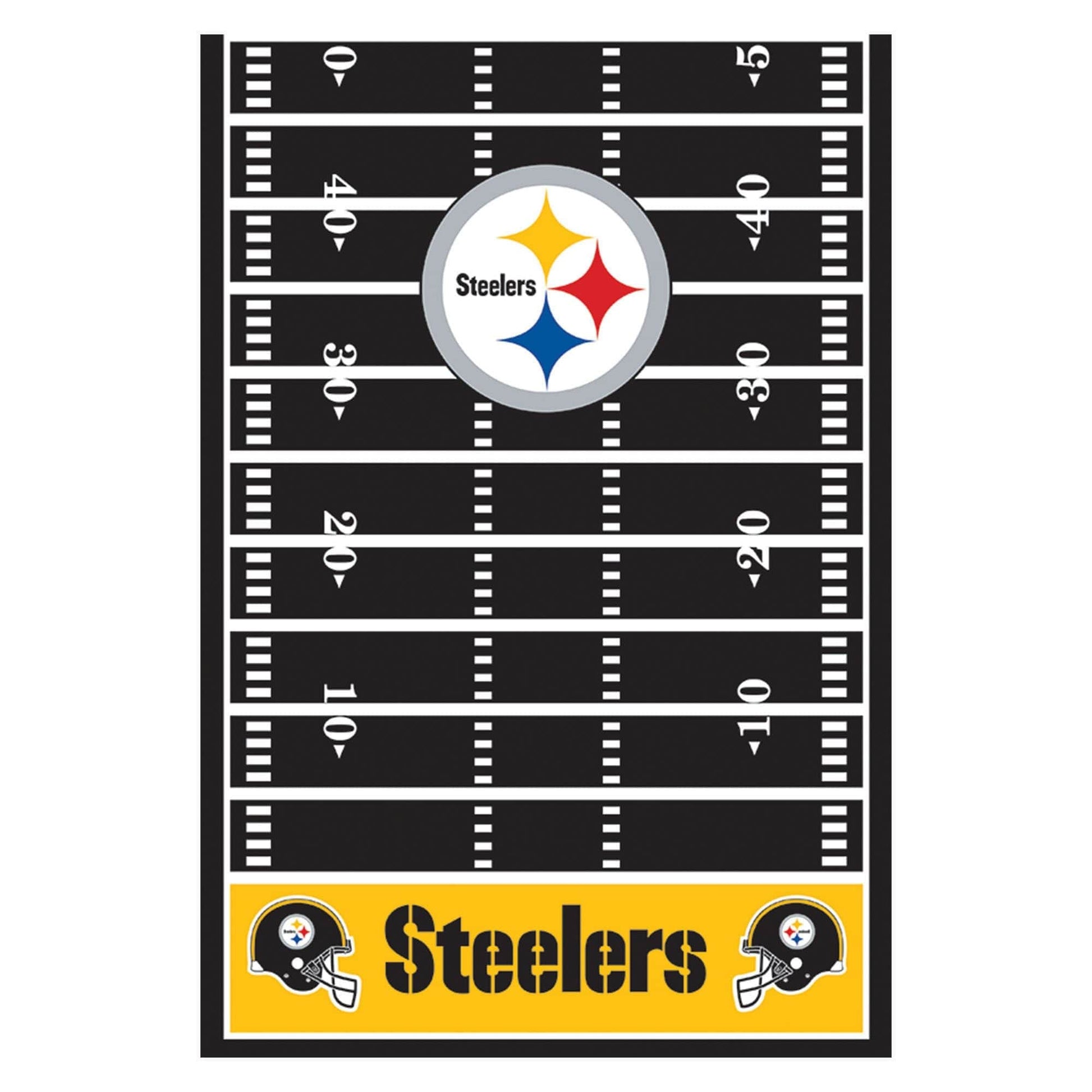 Amscan Pittsburg Steelers Football Tablecover