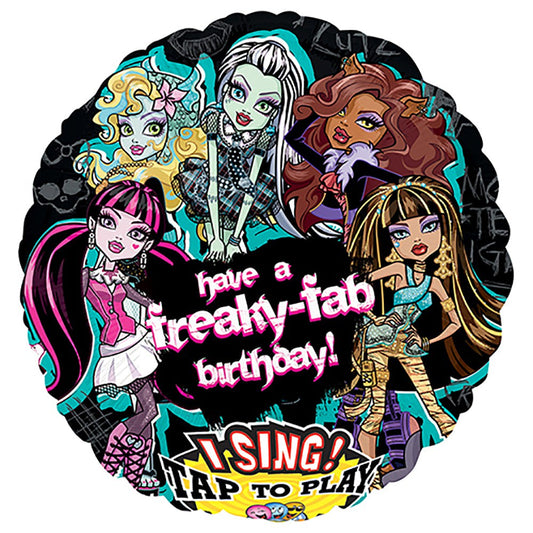 Monster High Birthday Sing-A-Tune 28″ Balloon