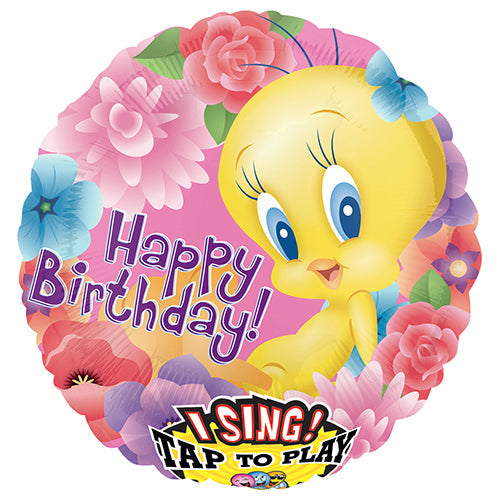 Tweety Happy Birthday Sing-A-Tune 28″ Balloon