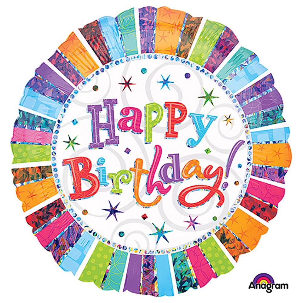 Radiant Birthday 32″ Balloon