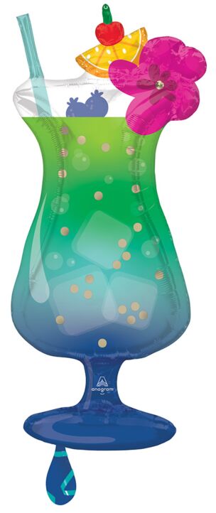 37" Blue Hawaiian Drink - Anagram