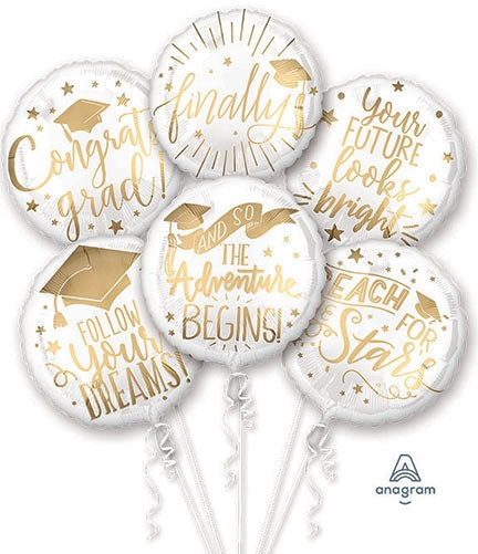 Balloon Bouquet - Grad Messages - Anagram