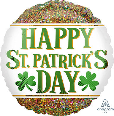 18" St Patrick's Day Glitter (10ct) - Anagram