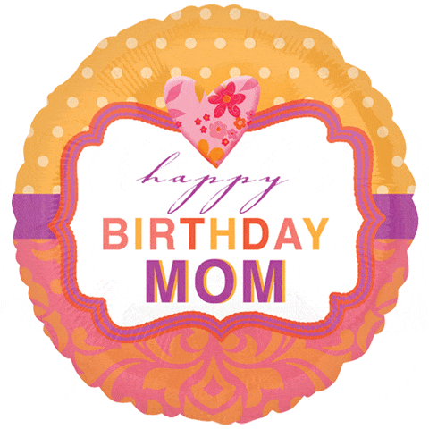 Anagram Happy Birthday Mom 18″ Balloon