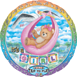 It's a Girl 28" Sing-A-Tune Balloon