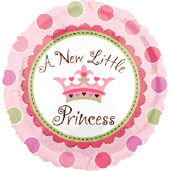 Anagram Mylar & Foil 18" Little Princess Foil Balloons